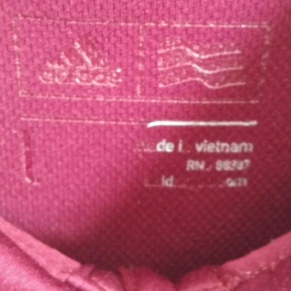 Adidas size large Polo Top imperfection - Picture 6 of 6